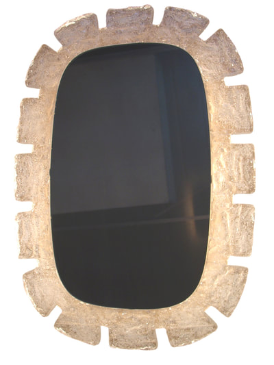 illuminated #mirror perspex by #hillebrand specchio (post modern memphis driade era)