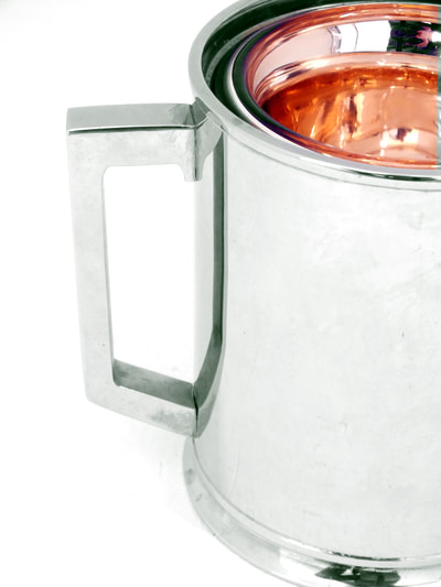 macabo italy production  ice bucket by aldo tura design years 50  