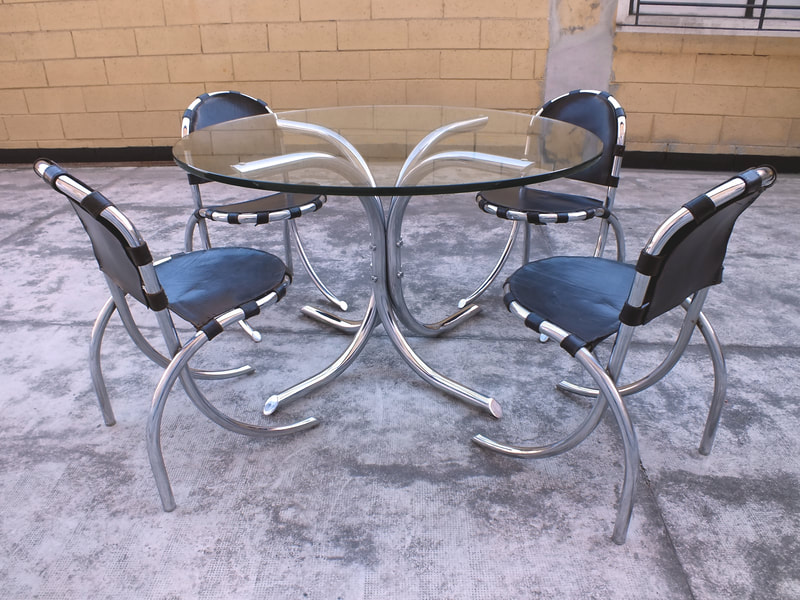medusa tetrarch design bazzani  (5) Medusa table and 4 chairs Studio Tetrarch design by Bazzani Italy