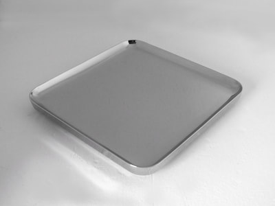 sambonet t-light square design tray years 2000