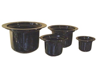 #gabbianelli italy design sergio #asti anni 70 four ceramic cylinder