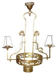 #liberty great ceiling #lamp years '900 in #bronzebrass