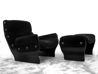 
Canada Lounge Chair & Ottoman by Osvaldo Borsani for Tecno, 1960s