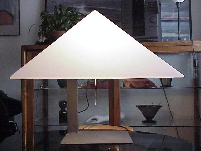 Martinelli Italy Large Table Lamp 715 Pitagora Design Elio Martinelli Years '70
