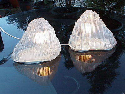 pair #Iceberg LT 302 Table Lamps by Carlo #Nason for #Mazzega 