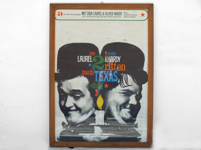 Laurel&Oliver Hardy 2 ritten nach texas/Way Out West Gunther Kieser '60