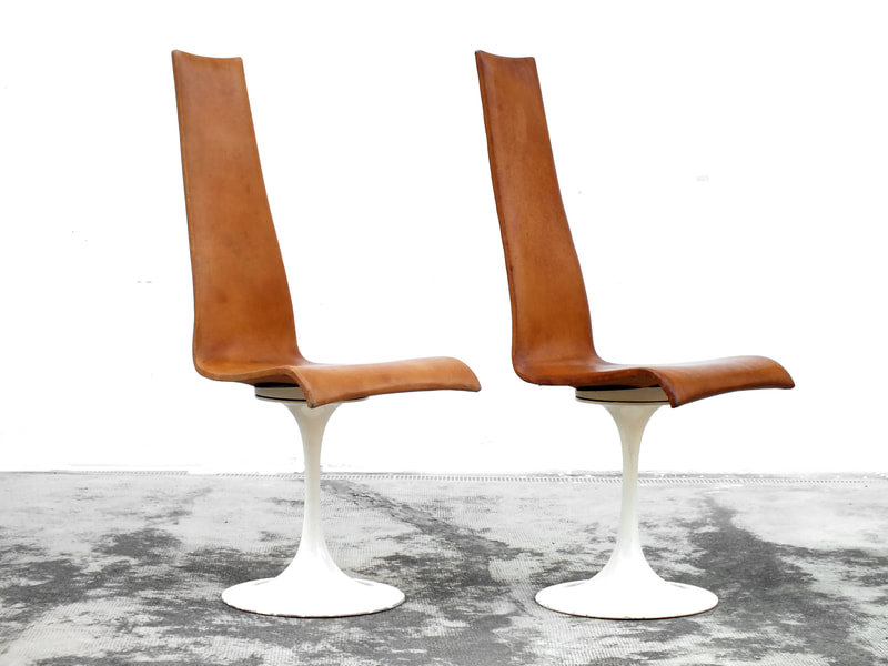 Haberli Theo Alfredo design years 65 set two sculptural chair Swiss production